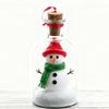 Christmas Snowman Message In A Bottle Recordable Voice Message Bottle Ornament Snow Scene In Nostalgic Bottle Decoration Holiday Keepsake Gift