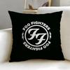 Classic Band Foo Fighters Cushion Cover Soft & Easy-Wash Pillow Case – Versatile for Couch, Bed, Travel and Office