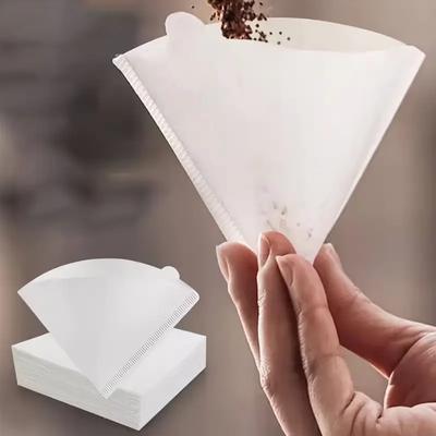 40/120 st V-format Kaffefilterpapper Kaffekopp Filterpapper 1-4 Stycken Handbryggt Kaffekanna Filterpapper Kaffekanna
