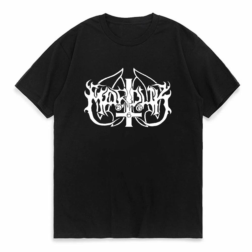 Marduk Band TShirts Casual Hip Hop Unisex Tee Shirts Harajuku Styles Tops Clothing For Unisex Unisex Short Sleeve Cotton Tee Shirt
