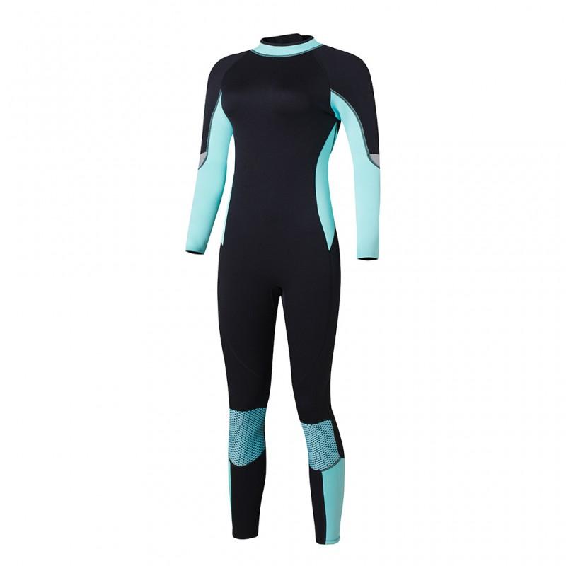 Womens 3mm Full Body Wetsuit Snorkeling Swimming Diving Warm Water Sports Fall Winter
