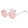 Children's Sunglasses Metal Frame Round Sunglasses  Simple Anti Ultraviolet Tide Children's Glasses