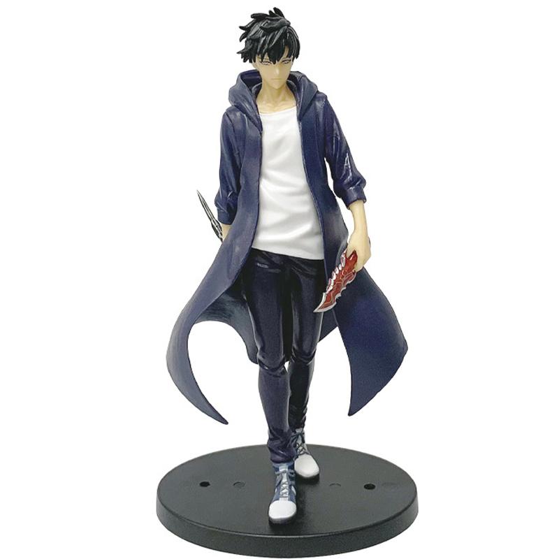 21CM Anime Solo Leveling Figure Sung Jin Woo Animated Edition ESPRESTO Excite Motions-1 Battle Scene Model Toy Doll PVC Gift