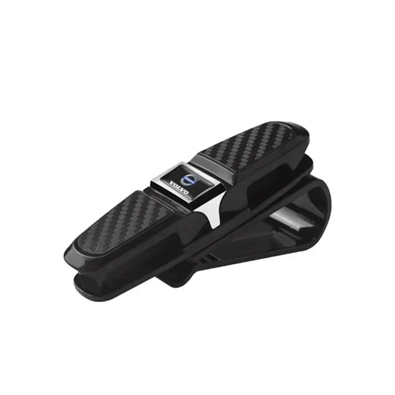 For Volvo XC90 XC60 V50 S60 V70 V60 V40 S90 Olestar AWD XC40 S80 T6 V90 Car Sun Visor Sunglasses Clip ABS Glasses Clamp Holder