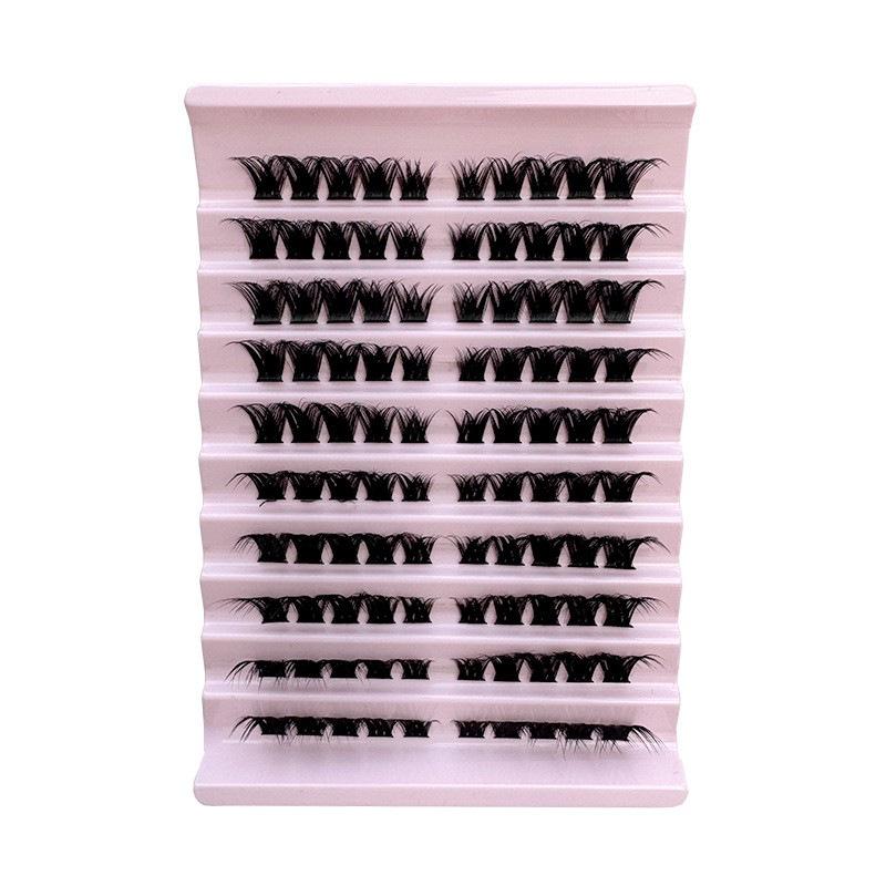 New Hot-Selling Segment Cluster False Eyelashes for Self-Grafting - Large Capacity for European and American Markets.