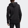adidas Sweatshirts Men's Black Hooded Moderate Regular FQ8473