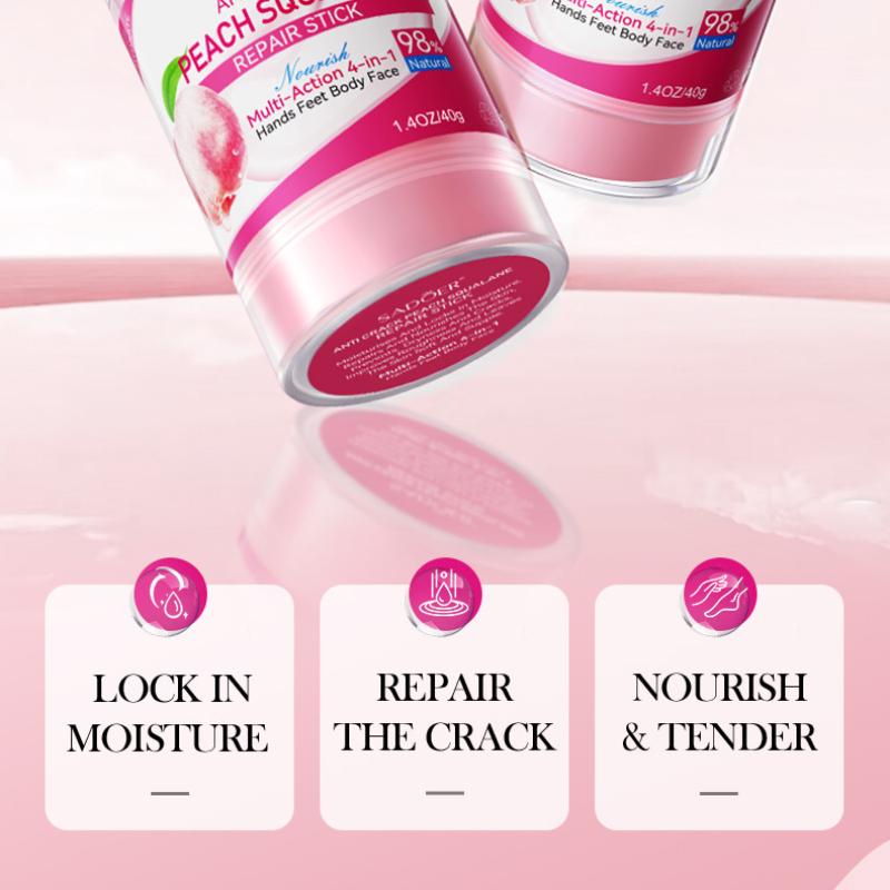 Vaseline Avocado Moisturizing Stick 40g SADOER Anti-Dry and Cracked Foot Cream