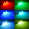 2Pcs Car Led T10 12V Remote Controller Panel Interior door Lamp Auto Adapter RGB 5050 15SMD BA9S Atmosphere Dome reading light
