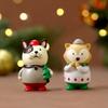 Resin Christmas Animal Figurine Creative Table Decoration Resin Crafts  New Year