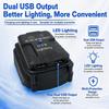 USB nabíjení USB baterie Invertor LED světlo Konvertor lithiové baterie pro baterii Makita 18V
