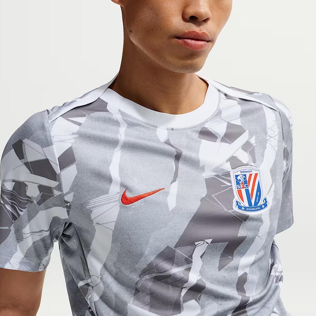 Nike Dri-Fit Academy Pro 2026 Season Shanghai Shenhua Club Quick-Dry Short Sleeve Football Shirt Men Tops IQ0621-100