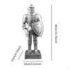 Vaktriddare Skrivbordsstaty 15,7 tum Hög för Hemmakontor Stadig Multifunktionell Samurajskulptur