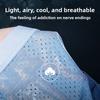 Men's Spring and Summer New Net Hole Ice Silk Breathable Graphene Antibacterial Boxer Briefs