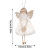 2025 Christmas Tree Pendant Hanging Ornaments Plush Angel Dolls Decoration Xmas Angel Girl Navidad New Year Gifts