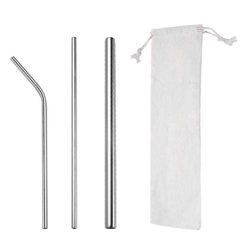 Titanium-Coated 304 Stainless Steel Straws - Colored Metal Straws Set for Coffee, Bubble Tea, & Iced Beverages