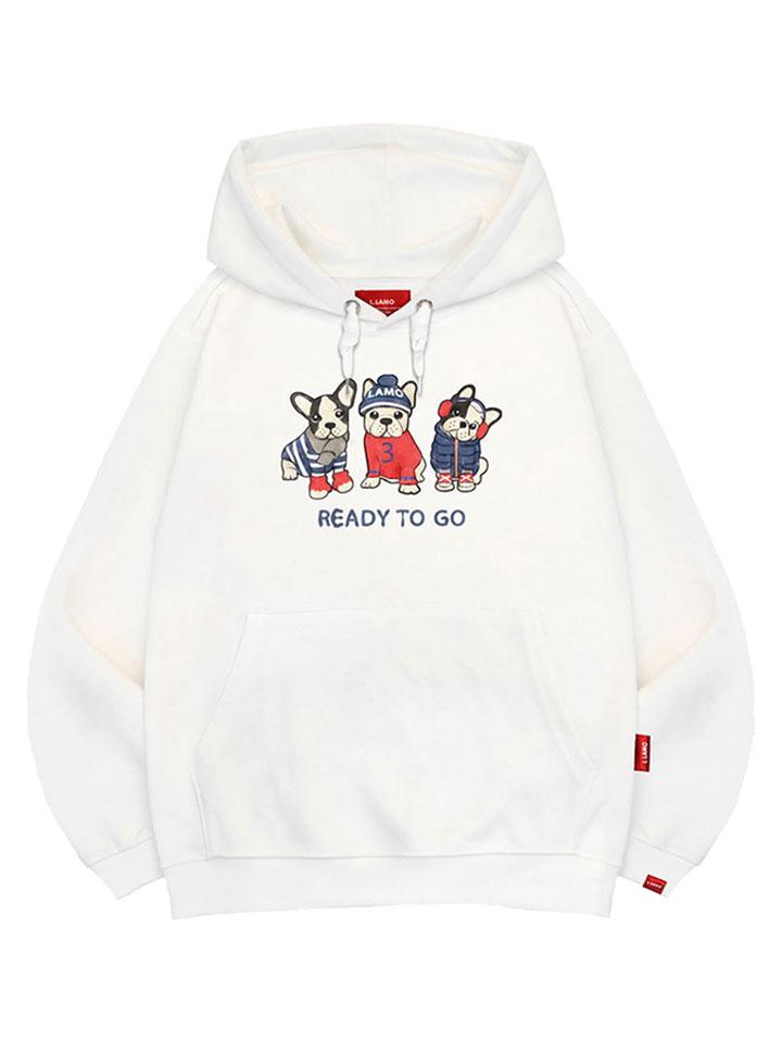 Ready Puppy Hoodie Unisex Big Size M~4Xl (B Type)
