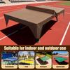Table Tennis Table Cover 210D Oxford Fabric Waterproof Ping Pong Table Cover Outdoor Terrace Long Tables Cover for 4 Seasons Use