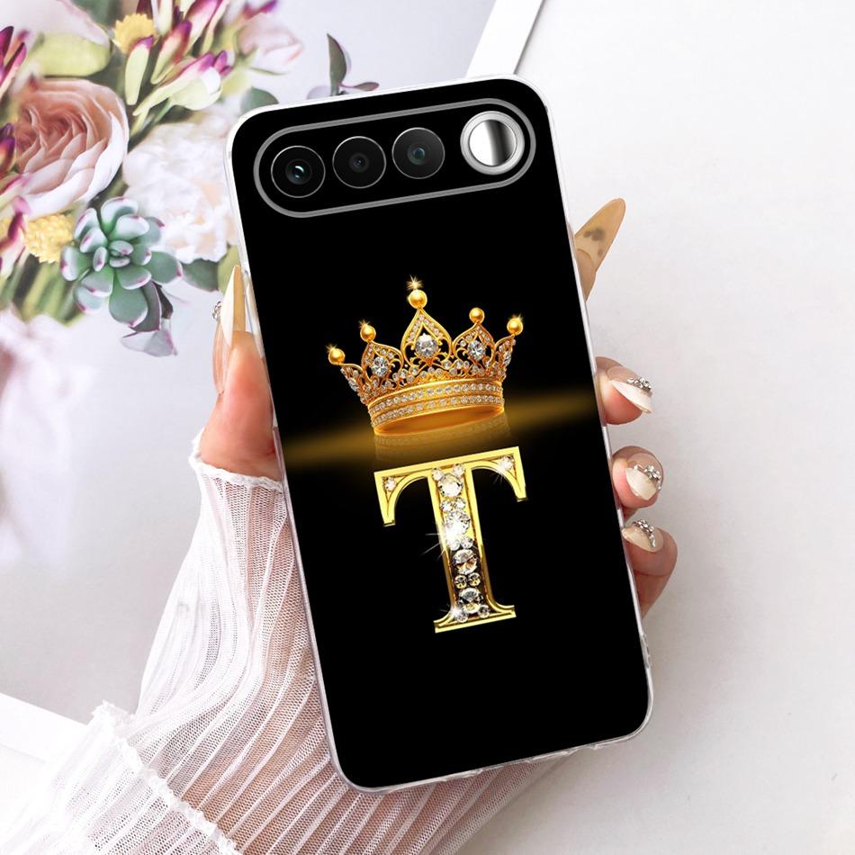 For Realme 16 RMX5171 2026 Fashion Crown Letter Phone Case For Realme 16 5G Soft Silicone TPU Cases