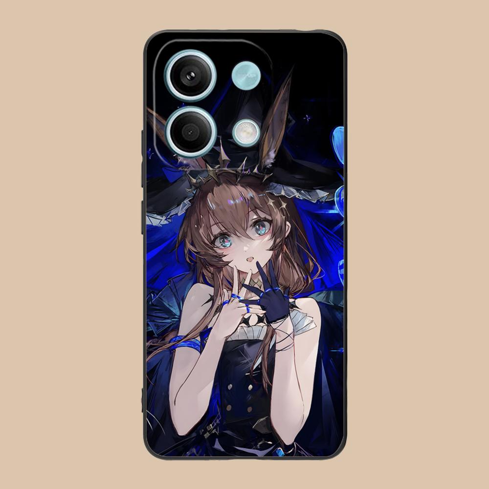 Arknights Amiya Mobile Phone Case for Xiaomi 15 14 13 12 Mi 11 T Ultra Lite Pro S X 5G Colour Printing Protective Luxury Pretty