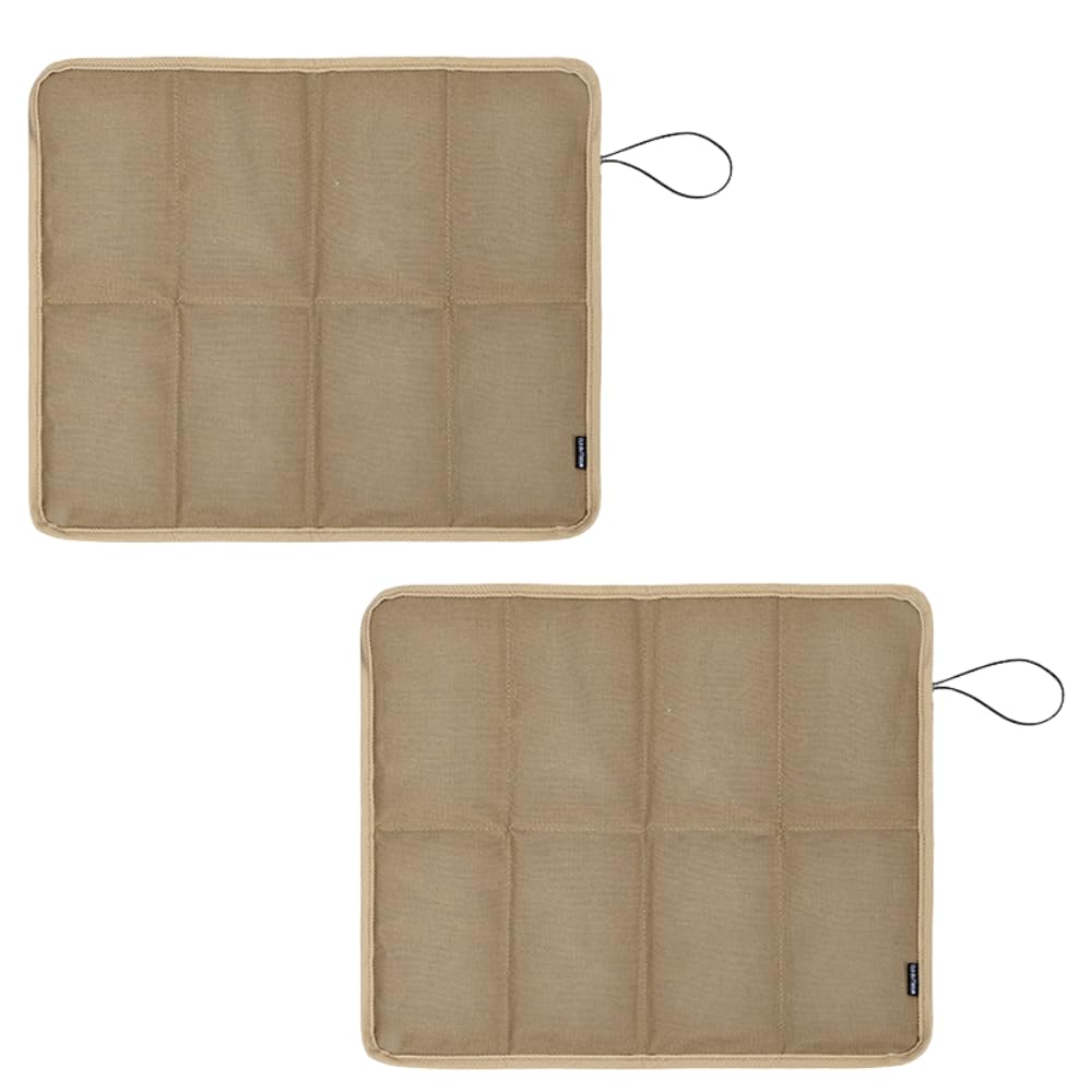 

ideamall Foldable Portable Cushion for Hiking, Outdoor Activities, and Watching, Lightweight and Compact, Set of 2 (Beige)