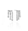 Fashion Jewelry 18K Gold Plated 925 Silver Earrings Piercing Jewelry 925 Sterling Silver Tassel Chain Stud Earrings for Women