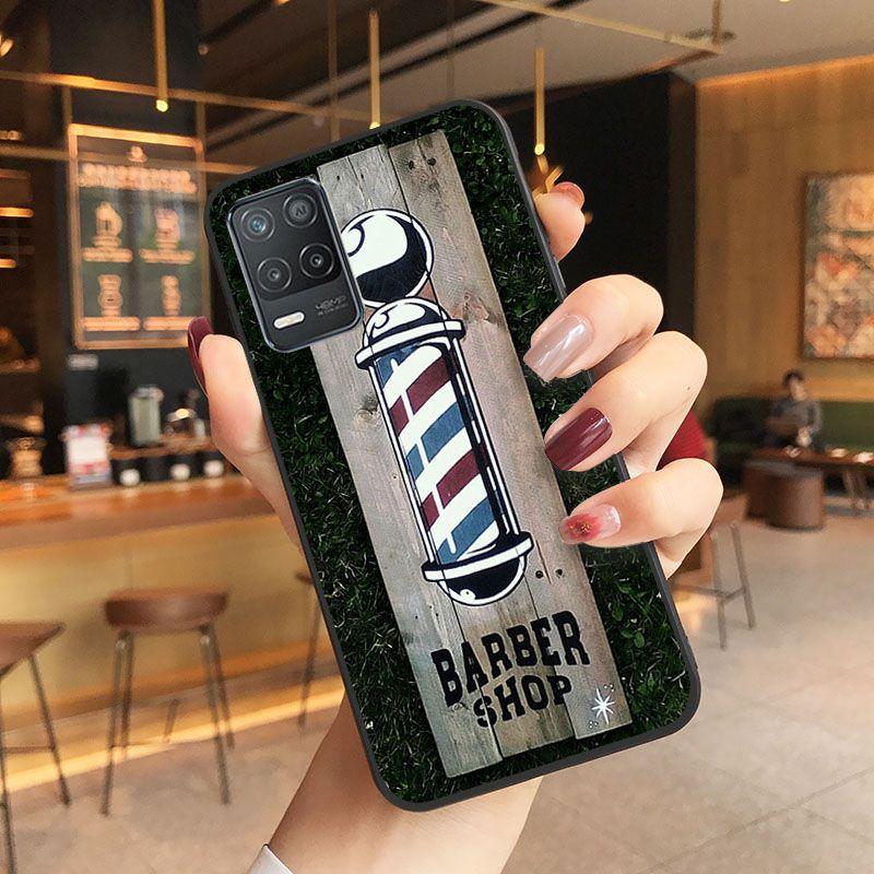Funda Funny Letter Barber Shop Hair Phone Cover For Oppo Realme 8Pro 6PRO 6i 7pro 9i 9pro C11 C21Y C21 C25Y C25S C3 Q3S XT Cases