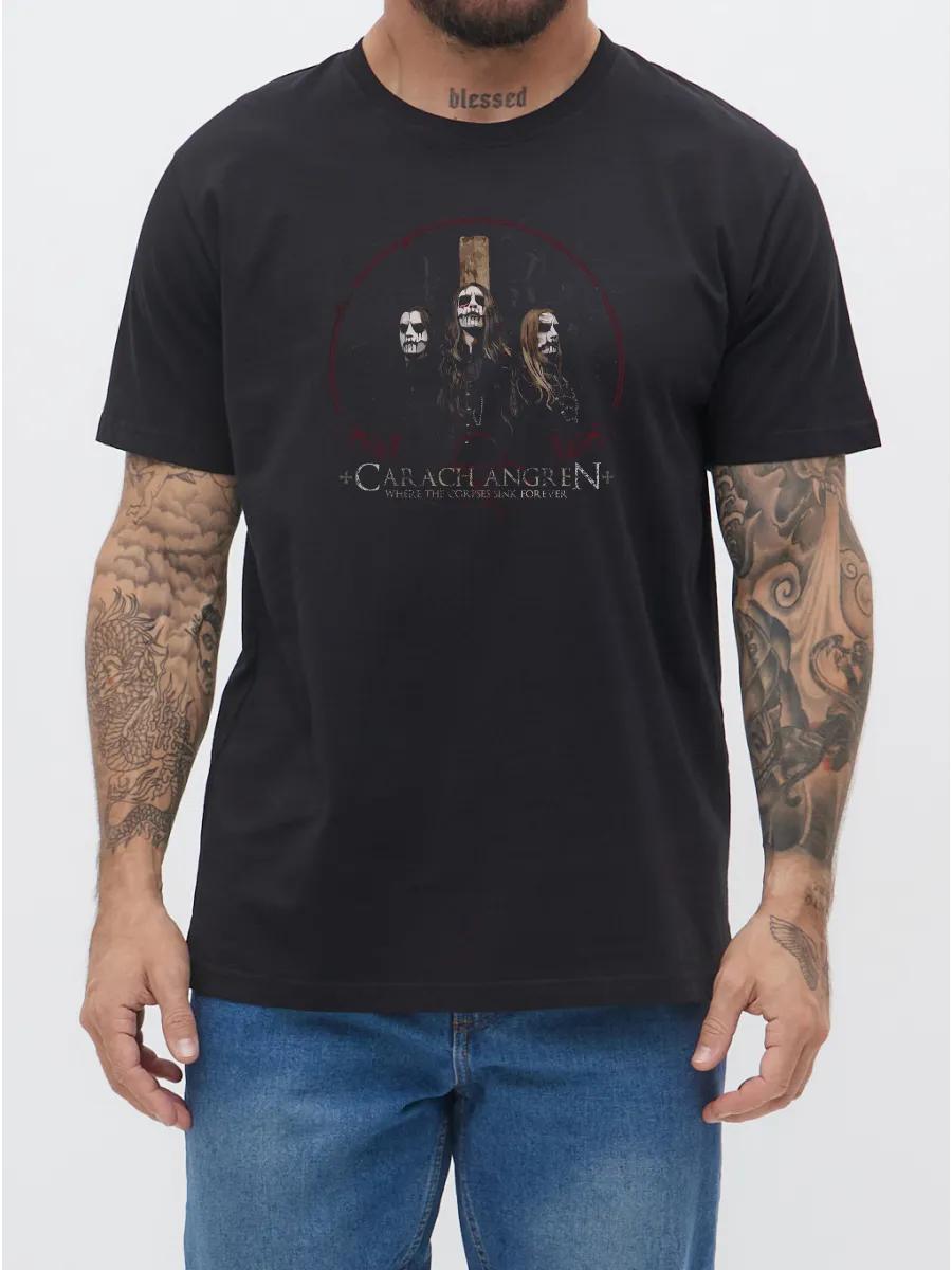

T-shirt The Mushroom Fan Club mushroom print, black, for nature lovers M