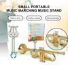 Trumpet Lyre Holder Stand Trumpet Trombone Sheet Music Clip Music Book Clip Trumpet Music Holder for Marchings Bands