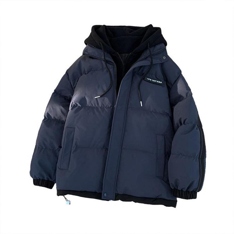 Men's Hooded Thick Warm Cotton Coat Casual Loose Fit Padded Jacket New Autumn Winter Color Trend
