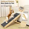 Foldable Dog Ramp for Bed Adjustable Height Wooden Pet Stairs Portable Slant Ladder Rampa Para Perros Ramp for Dog Pet Supplies