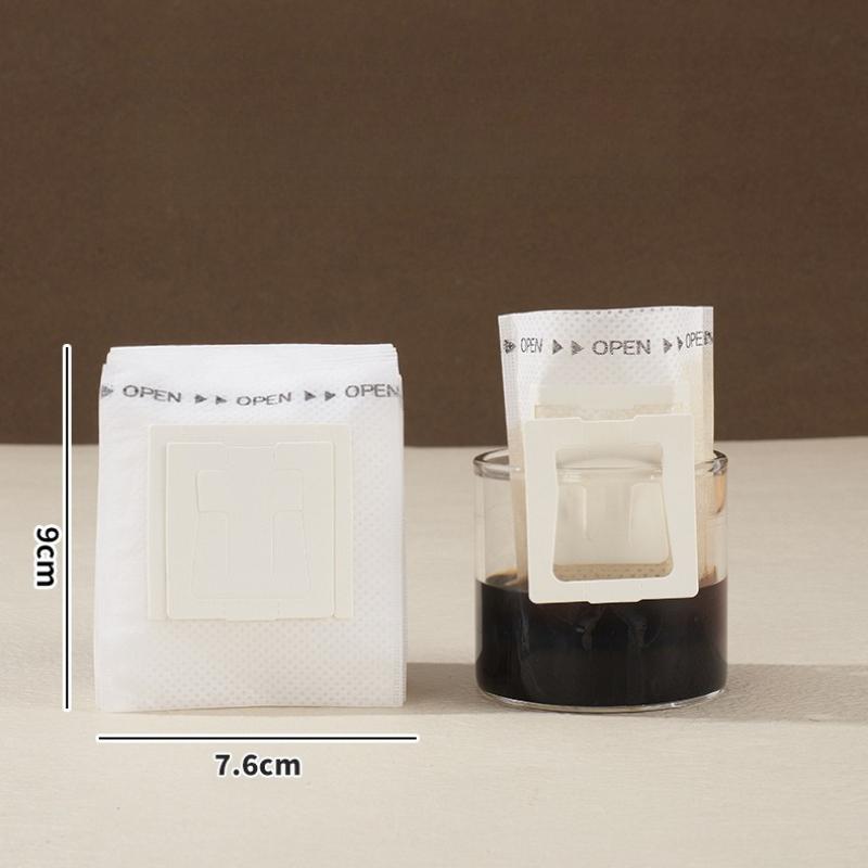 50/100pcs Portable Disposable Coffee Filter Bags - Easy-to-Use Hanging Ear Drip Design, Leakproof & Durable for Home, Travel