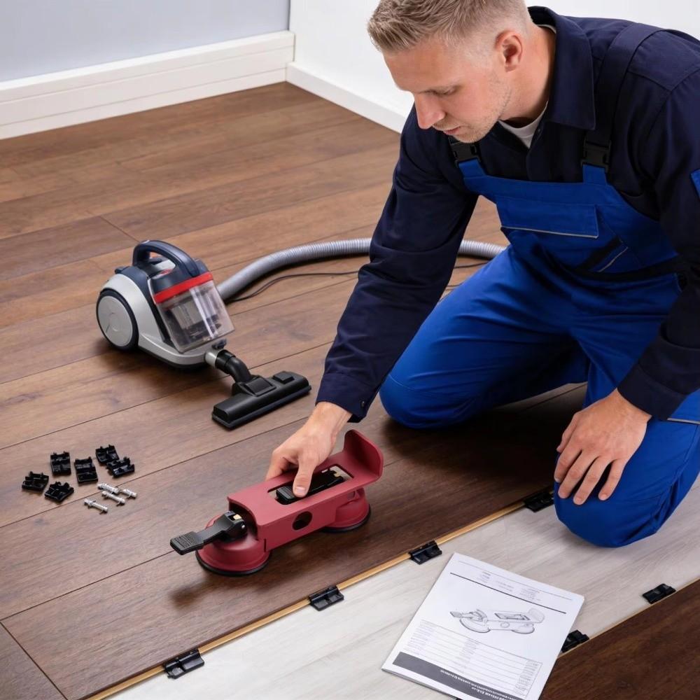 Double Claw Flooring Installation Tool Heavy-Duty Tool Floor Suction Cup Floor Laying