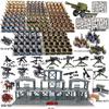 WWII Chinese Eighth Route Army Sentry Tower Building Blocks Military Series Toy