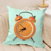 Creative Fruit Cushion Cover Silky Short Plush Sofa Pillow Cover Hidden Zipper Soft Dustproof Case for Home Decor