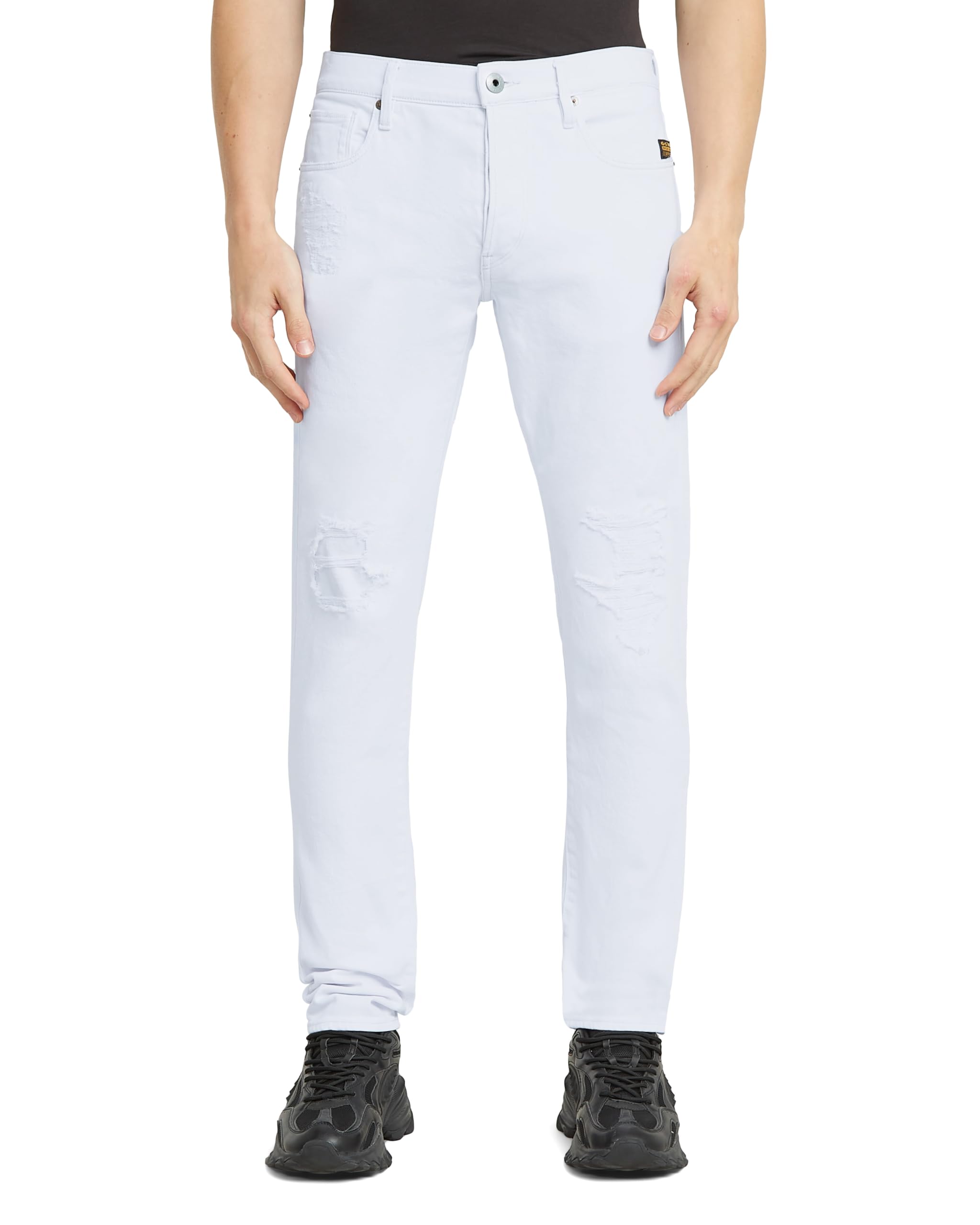 G-Star RAW Jeans Men Denim Pants Slim Fit white 3301 Slim 51001-D552-H155 W31/L32