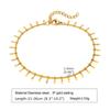 Stainless Steel Dangle Anklet for Women, Fringe Chain  Anklet Bracelet on Leg  ,Bohemian Style Summer Anklet Beach Jewelry