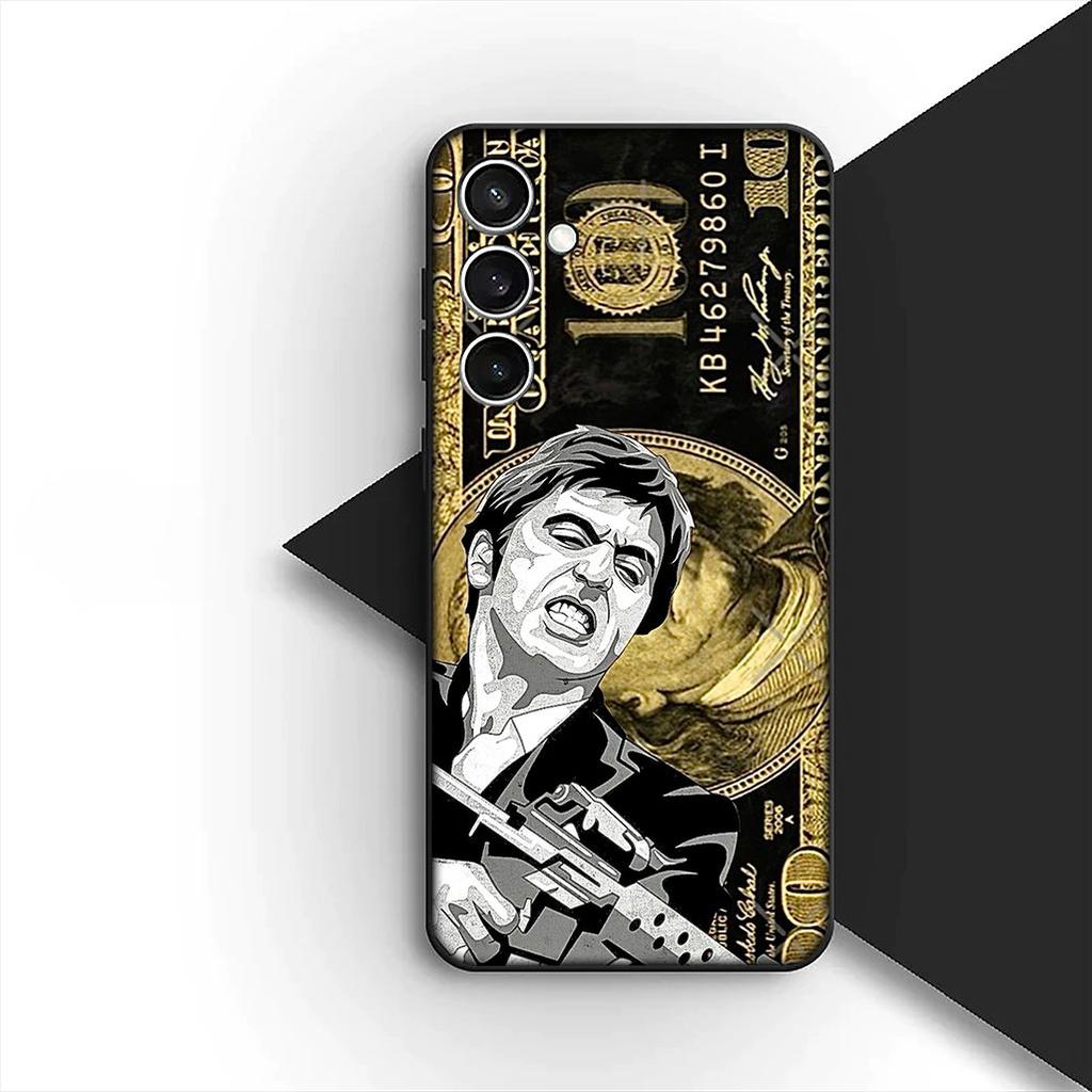 S-Scarfaces Wallpaper Phone Case for Samsung Galaxy S20 S22 S21 FE Ultra Plus A07 A17 A15 A16 A25 A57 A37 Protective Cover