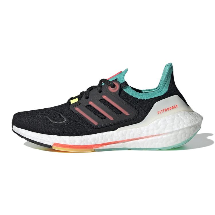 

New adidas UltraBoost 22 J Black Turbo Mint GY4516 40