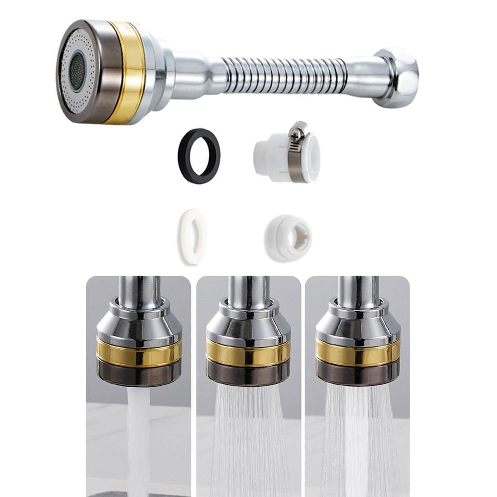 360 Degree Faucet Extension for Kitchen with Universal Adapter And Flexible Pipe