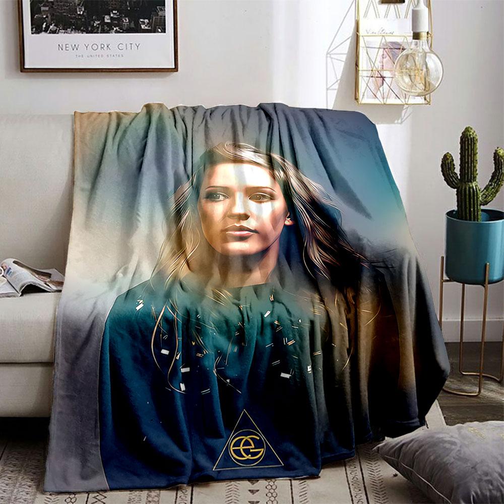 Artistic Portrait Blanket for all seasons blanket lunch break throw gift