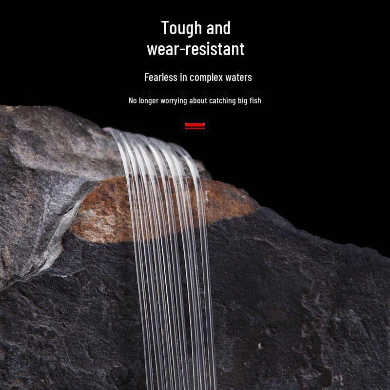 High-End German Fishing Line: Super Soft, No Kink, Strong Tensile Nylon, Excellent Water Cutting & Float