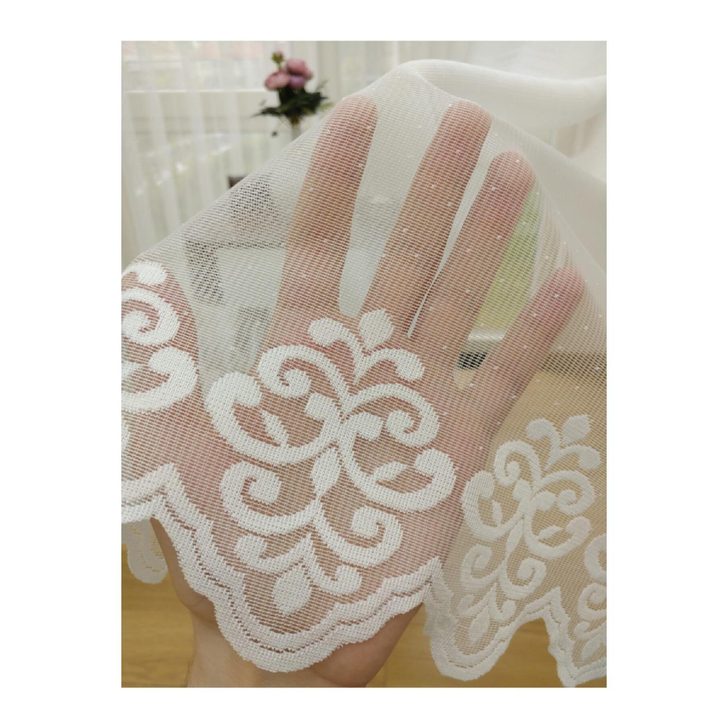 

Занавес из тюля с узором на кончике юбки, высокое качество, 200x260, редкая батарея, 1/2 100 x 250