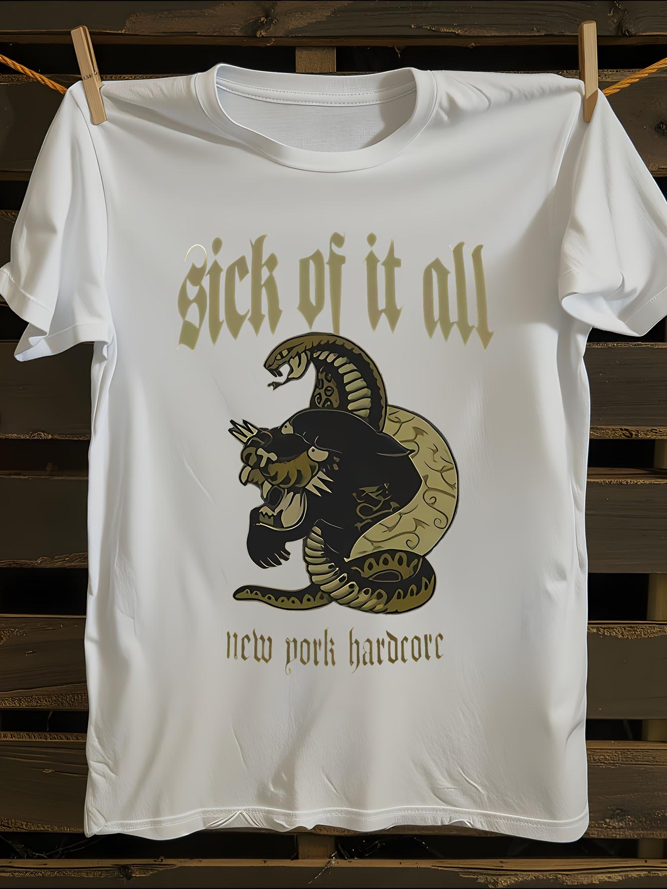 Sick of It All Official Punk Rock Panther Logo Tshirt XXXXL