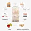 Multi Layer Mesh Storage Hanging Bag,Hanging Storage with Metal Hanger Mesh Pockets for Bra Socks,Pockets Hang Store Bag for Door Wall Closet