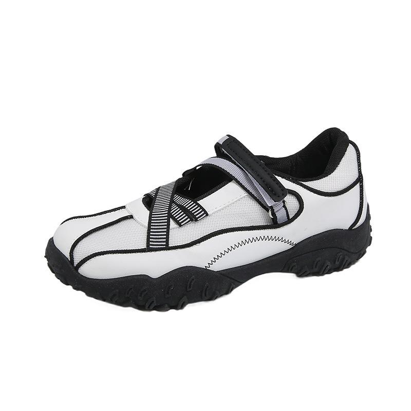 Sports style platform Mary Jane shoes women's 2025 summer new flat-soled retro single shoes functional casual ballet sandals