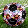 Ballon de Football Taille 5 Personnalisé Nom Gabby's Dollhouse, Convient aux Matchs Intérieurs et Extérieurs, un Cadeau Convient à Tous.