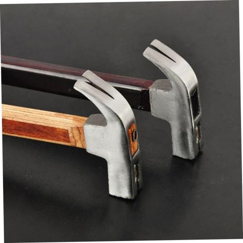 GLEAVI 609G Wooden Handle Claw Hammer with Non-Slip Design and Nail Remover, Construction Nail Puller, Carpentry Tool, Shock Absorption
