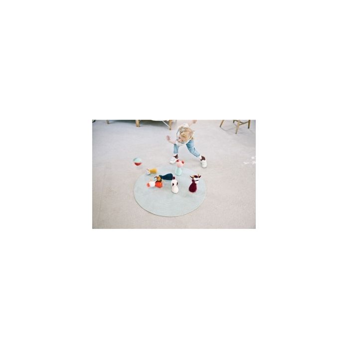 Jeu de quilles Ferme Lilliputiens - Animaux adorables - 23 x 7 cm - Pour enfants dès 6 mois