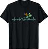 Heartbeat Palm Tree Retro Tropical Beach Island Trees Funny T-Shirt Graphic T Shirts Women Clothes Tops Ropa Mujer