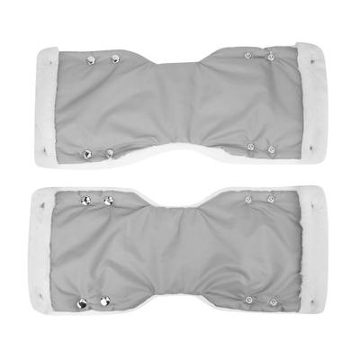 2 Stück Winter-Kinderwagenhandschuhe Wasserdichte Kinderwagen-Fäustlinge Halten Warm Babywagen Handwärmer